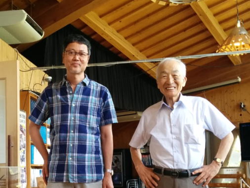 佐藤文隆さんと尾久土正己さんの写真