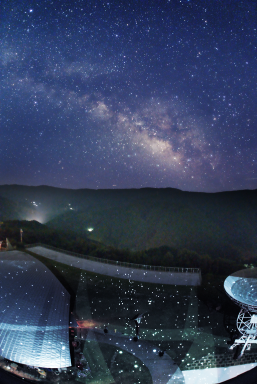 リアル星空との競演プラネタリウム