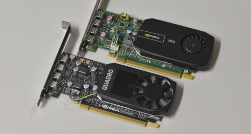 NVIDIA Quadro P620 and NVS 510