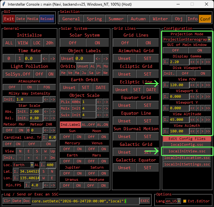 Edit button in localInitView.ssc