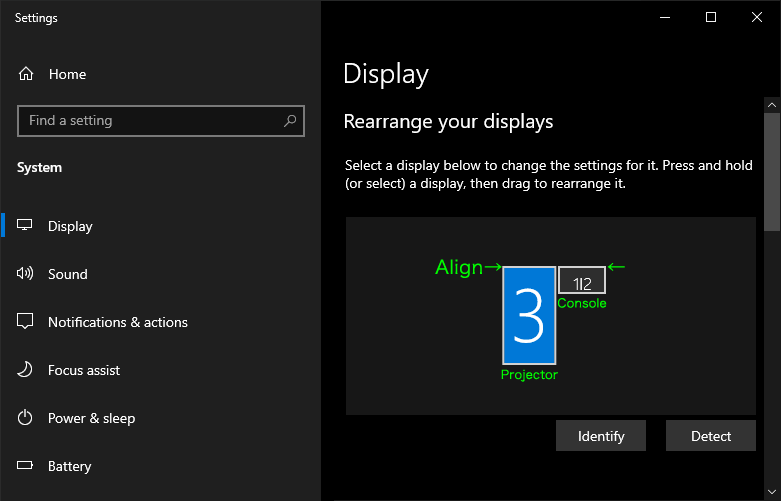 Windows Display Settings